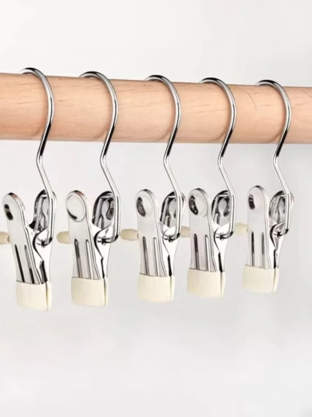 5pk Universal Metal Clip Hangers for Leggings, Pants, Etc BNIB